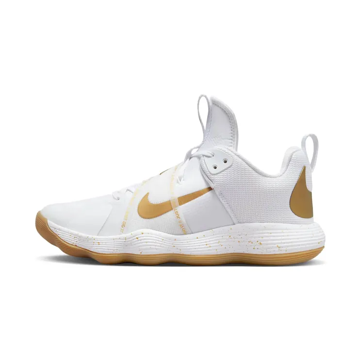 Nike React Hyperset SE “White / Summit White / Gum Light Brown / Metallic Gold” (DJ4473-170)