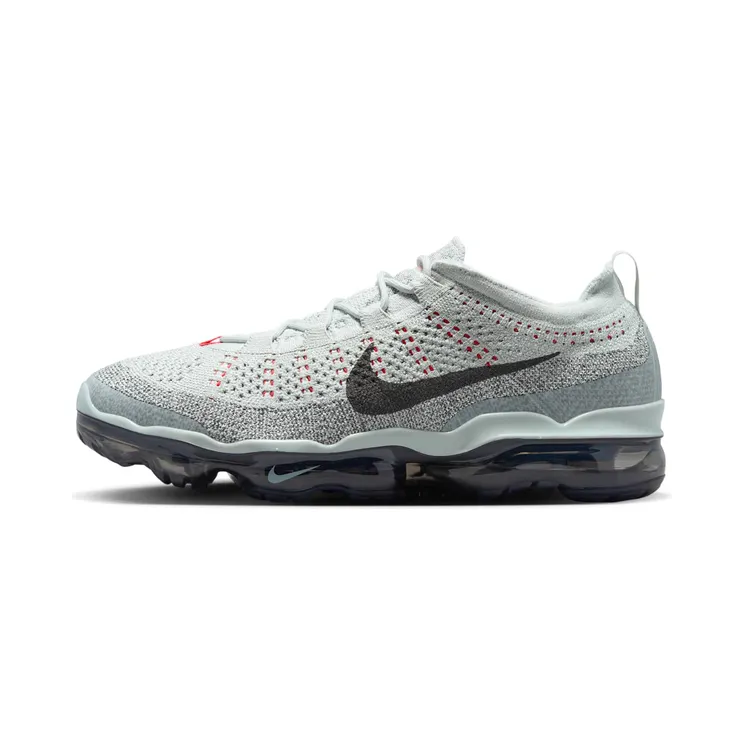 Nike Air VaporMax 2023 Flyknit “Light Silver / Picante Red / Anthracite / Smoke Grey” (DV1678-013)