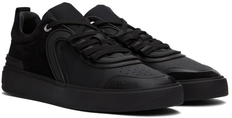Balmain Black B-Skate Low (XM0VI292LTLC)
