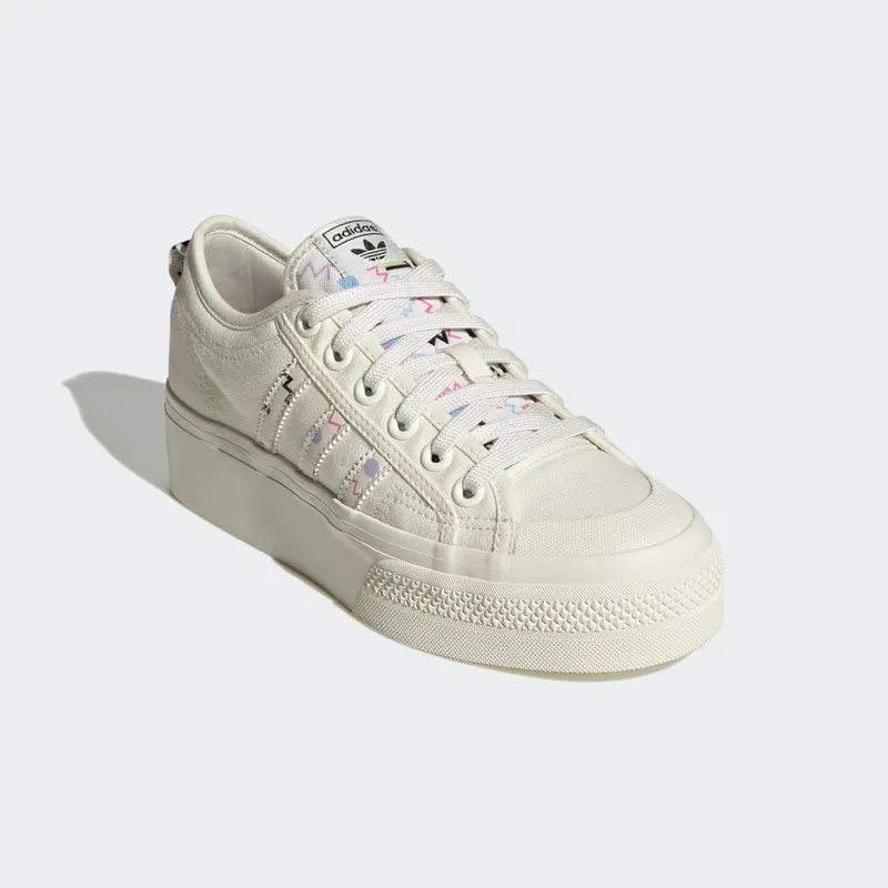 Adidas Nizza Platform Cloud White / Cloud White / Off White (HQ8813)