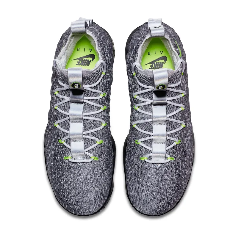 Nike LeBron 15 Air Max 95 Cool Grey/Neon Yellow (AR4831-001)
