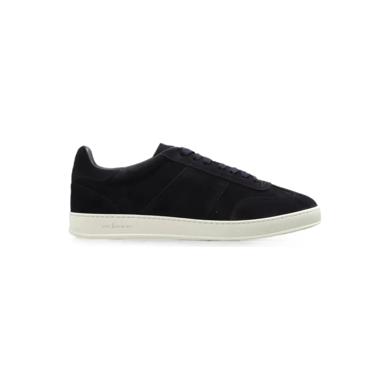 Kiton lace-up leather “Blue” (USSA396N015110500D0)