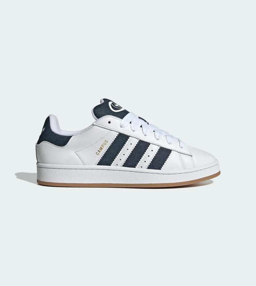 Adidas Campus 00s Cloud White / Night Indigo / Gold Metallic (JQ7439)