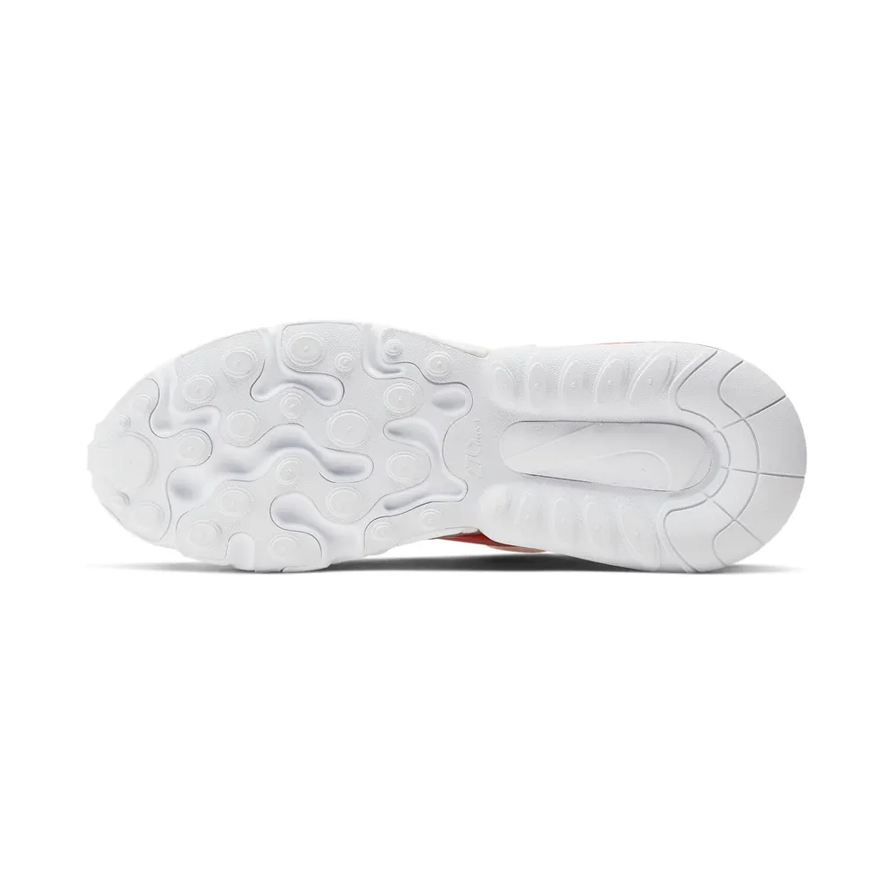 Nike Air Max 270 React SE Bubble Wrap (W) White/Track Red-Barely Rose (BV3387-100)