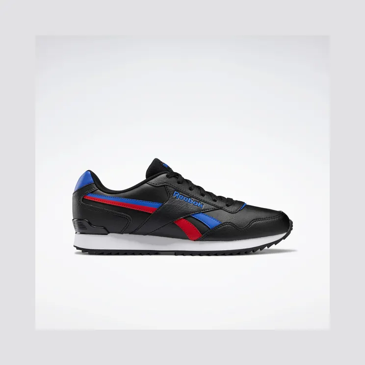 Reebok Royal Glide Ripple Clip Core Black / Bright Cobalt / Vector Red