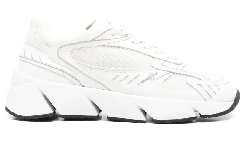 Cesare Paciotti Sneakers mit Kontrasteinsatz – Weiß (MU69601RTVT001)