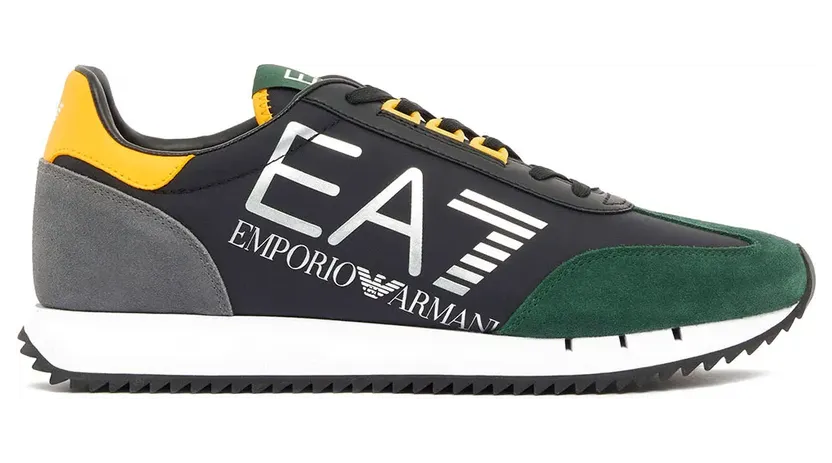 Ea7 Emporio Armani sneaker Black / Cilantro / Smoke (7X000541AF18609MZ5777)