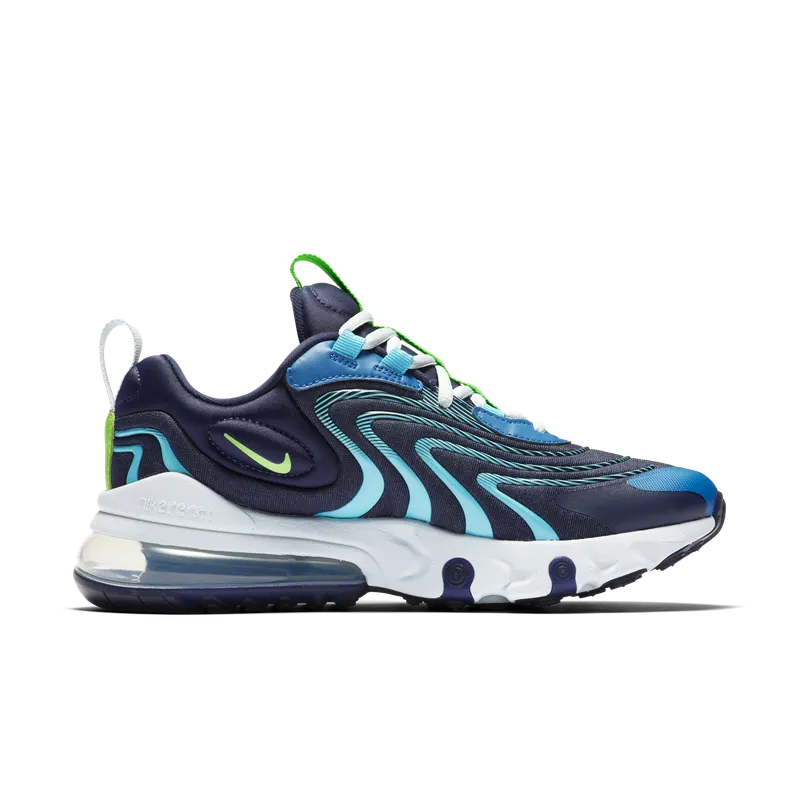 Nike Air Max 270 React ENG Older Kids’ Blue (CD6870-400)
