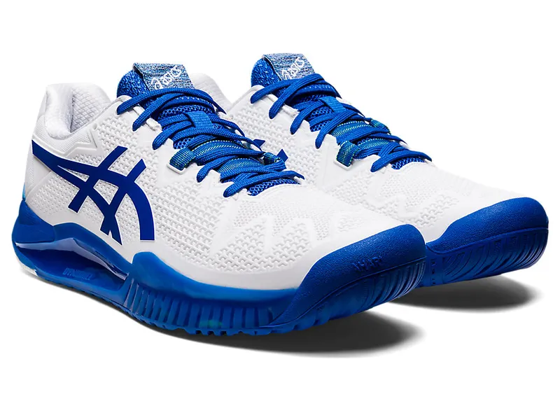 Asics GEL-RESOLUTION 8 White/Tuna Blue (1041A345.960)