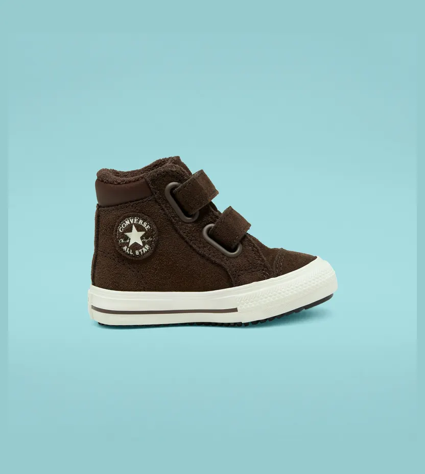 Converse Hook and Loop Chuck Taylor All Star PC Boot High Top voor baby’s Burnt Umber/burnt Umber/egret (766575C)