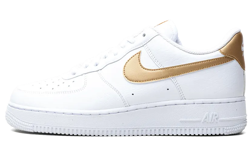 Nike Air Force 1 Low ’07 Next Nature “White / Metallic Gold” (DC9486-114)