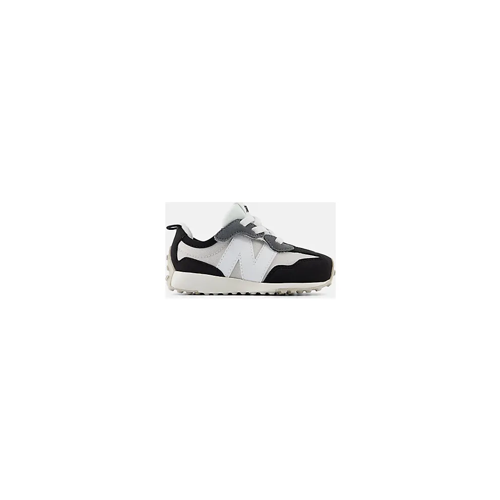 New Balance 327 Hook and Loop Grey Matter White Black (NW327GX)