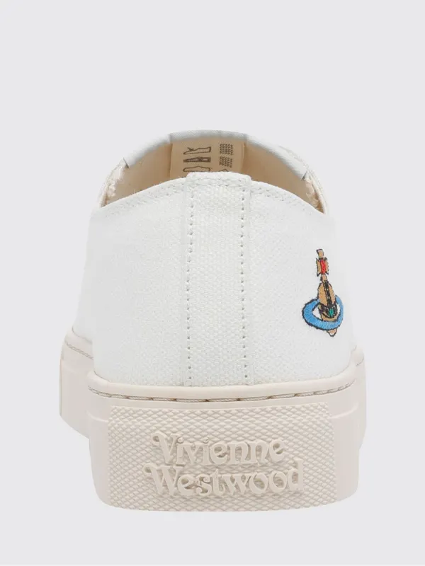 Vivienne Westwood Cotton Canvas Sneakers White (75020063WW0165A402) (3)
