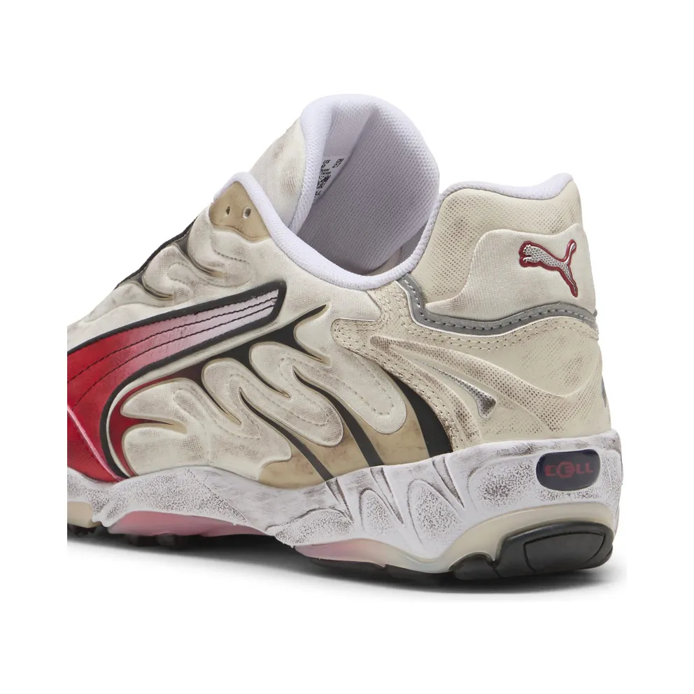 Puma Inhale Distressed “Alpine Snow / For All Time Red” (404532_02)