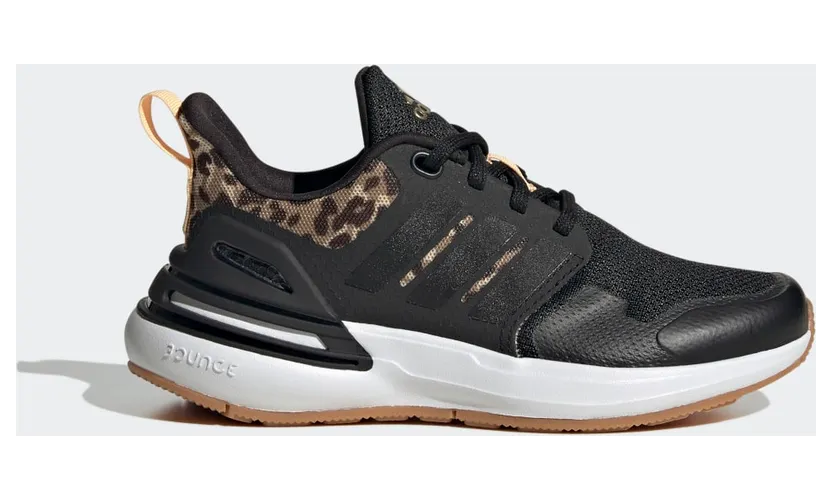 adidas Rapidasport Bounce Sport Running Lace Shoes Core Black / Core Black / Gold Metallic (FZ6346)