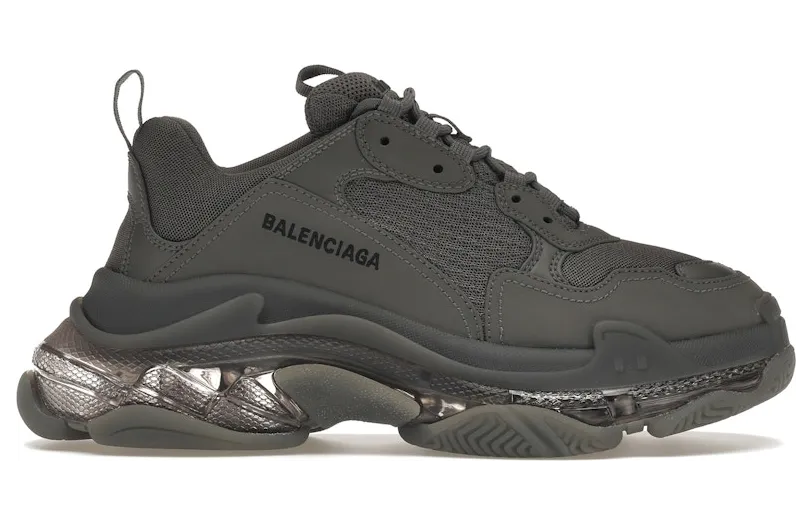 Balenciaga Triple S Clear Sole Dark Grey (541624W2GA11801) (2)