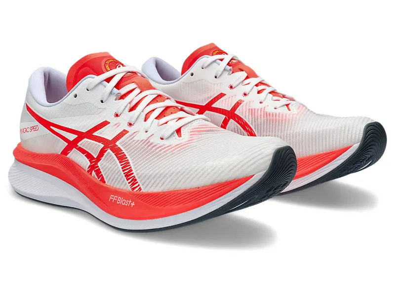 Asics Magic Speed 3 White/Sunrise Red (1011B848.100)