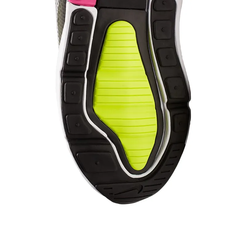 Nike Air Max 270 White Black Fuchsia Volt (PS) White/Black-Laser Fuchsia-Volt (AO2372-102)