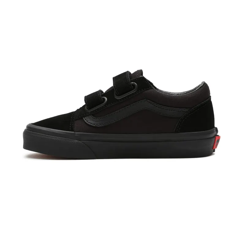 VANS Old Skool V Toddler Shoes (Black)