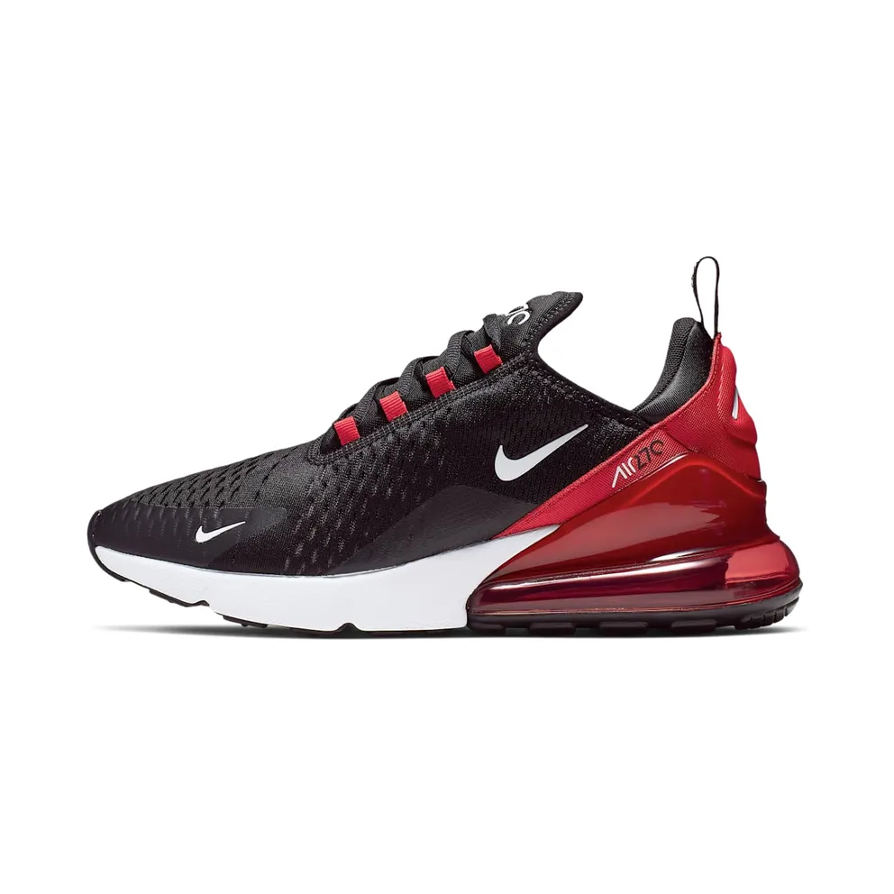 Nike Air Max 270 Black Black University Red Anthracite White (AH8050-022)