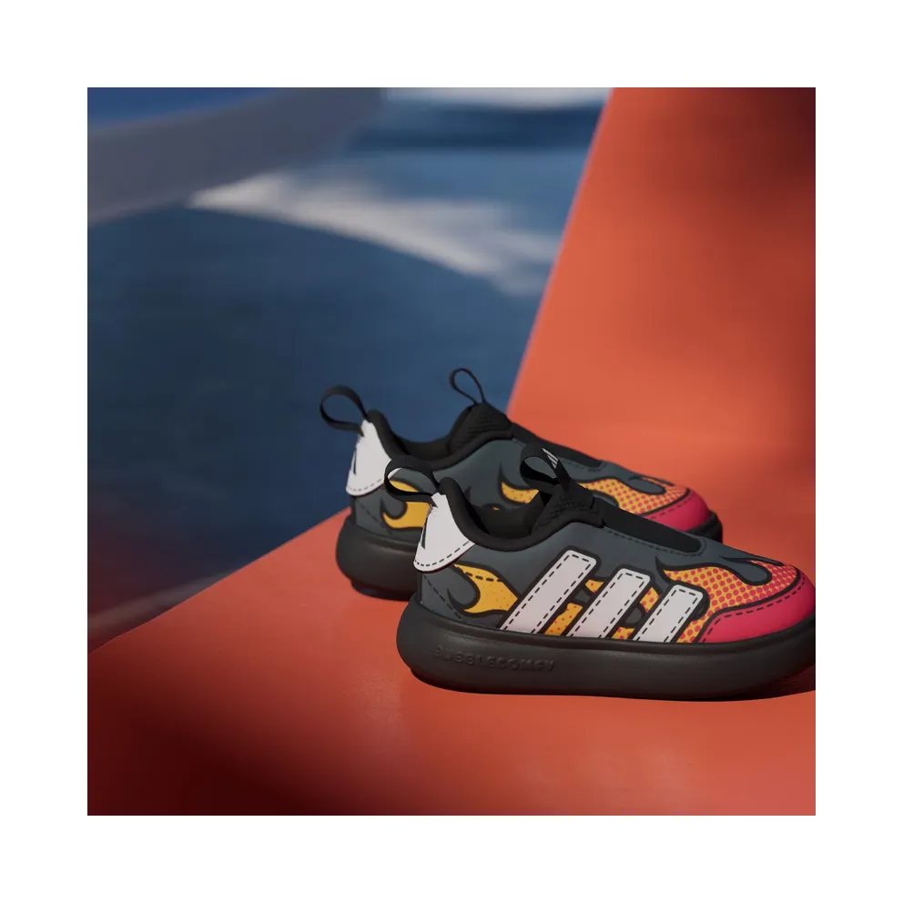 adidas Bubblecomfy Grey Lucid Red Flames (HP3642)