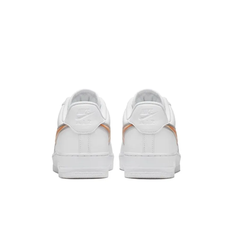 Nike  Air Force 1 Low Oversized Swoosh White Orange Peel White/Orange Peel (AO2441-102)