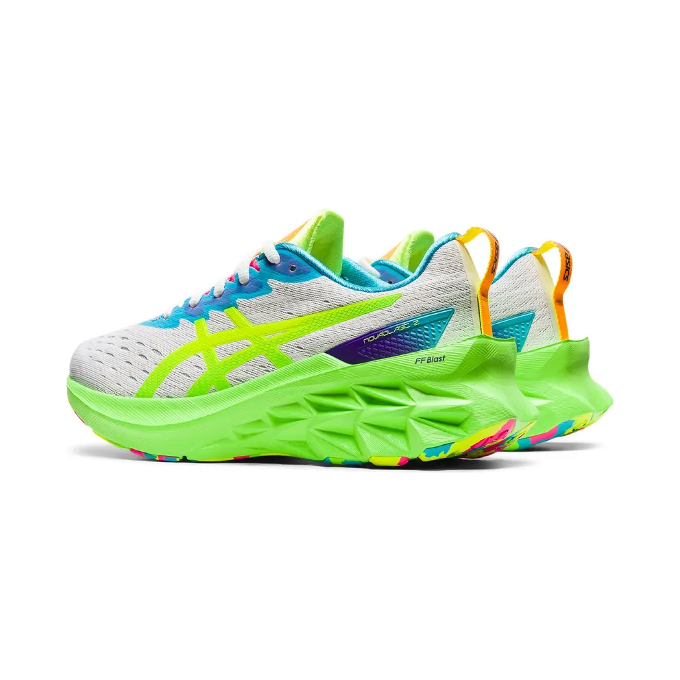 ASICS Novablast 2 White Safety Yellow (W) (1012B247-100)