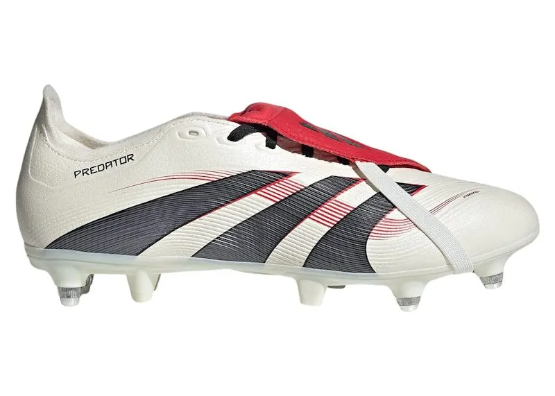 adidas Predator League Fold-Over Tongue SG Off White Core Black Pure Ruby (JP5738)
