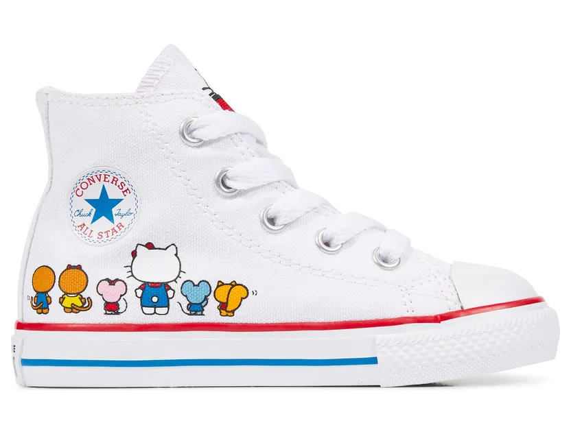 Converse Chuck Taylor All-Star Hi Hello Kitty White (TD)
