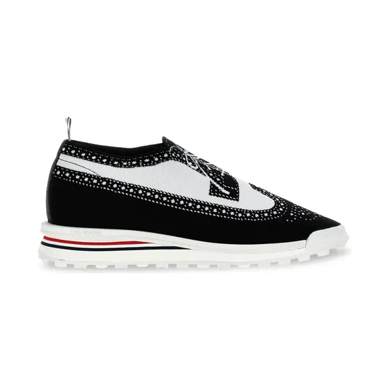 Thom Browne Tech Runner mit Budapestermuster “Black” (MFD262AE0648)