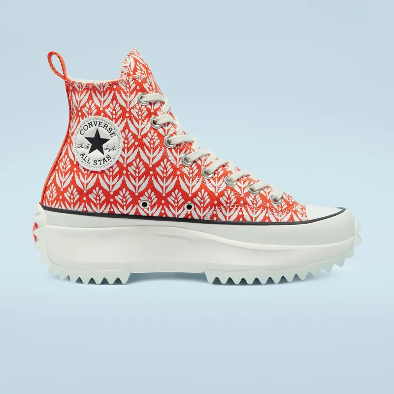 Converse Summer Spirit Run Star Hike High Top Bright Poppy/egret/Black (171922C)