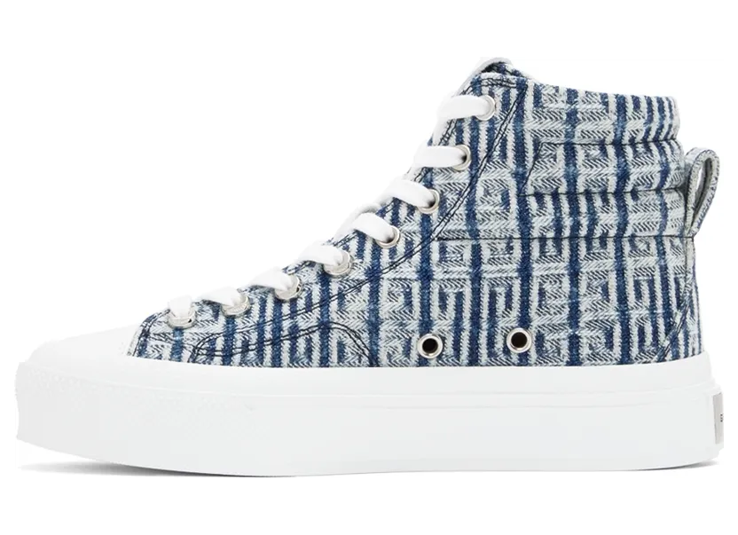Givenchy Blue 4G City High-Top Sneakers (BE0025E1EL457) (3)