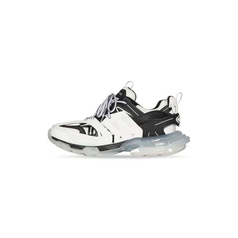 Balenciaga Track Clear Sole White/Black (W) (647741W3BZ29010)