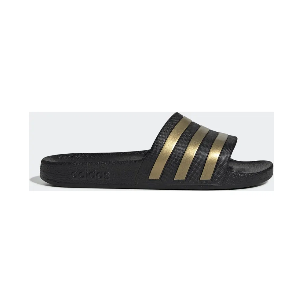 Adidas Adilette Aqua Slides Core Black / Gold Metallic / Core Black (EG1758)