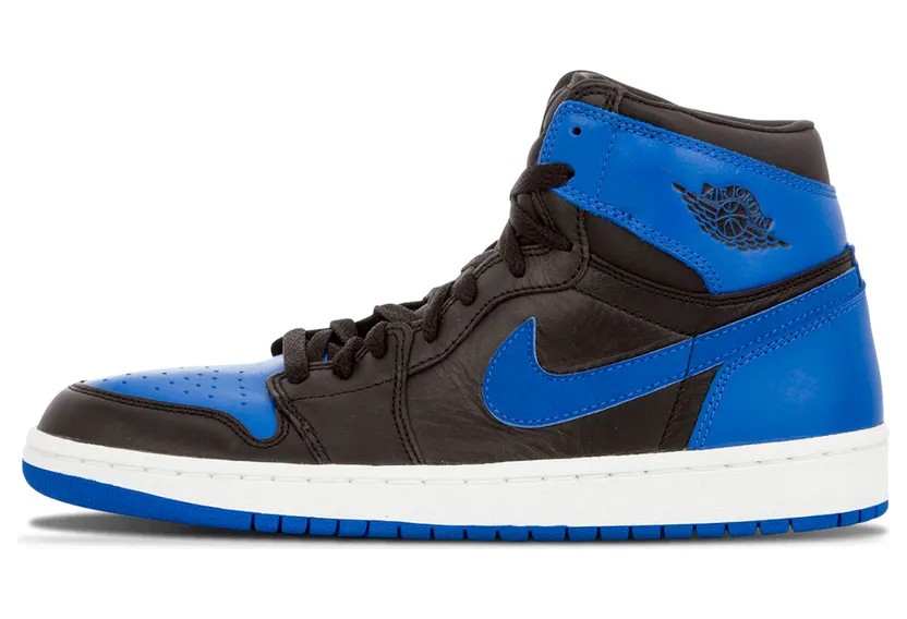 Air Jordan 1 Retro ‘Royal’ 2001 Black/Royal Blue (136066-041)