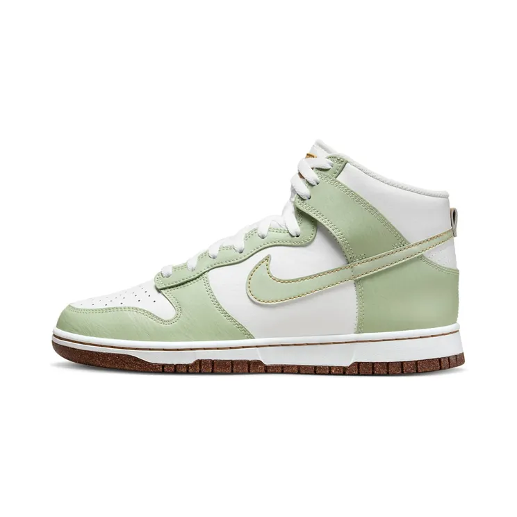 Nike Dunk High Inspected By Swoosh “Honeydew / Summit White / Elemental Gold” (DQ7680-300)