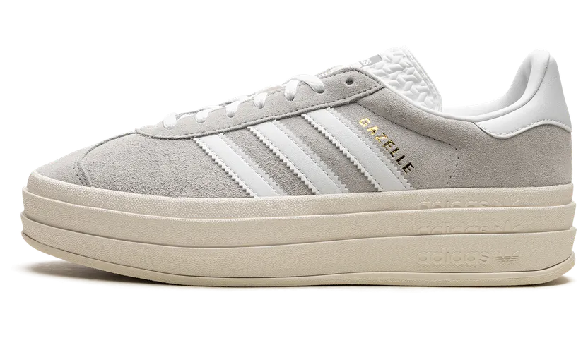 adidas Gazelle Bold Grey Two / Cloud White / Core White (HQ6893)