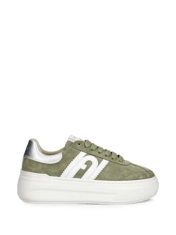 Furla Nuage low-top sneakers with platform – Green (YJ88NUABX4452)