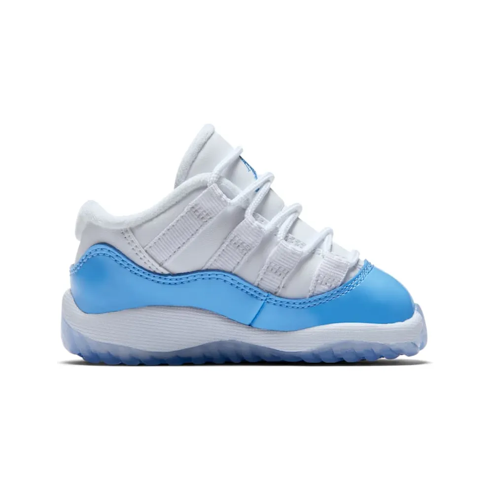 Jordan 11 Retro Low White Black University Blue (505836-106)