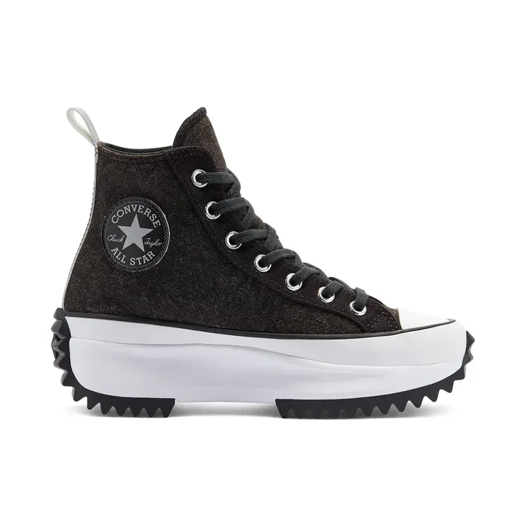 Converse Run Star Hike High ‘Black Ice – Black Silver’ Black/Silver/White (169437C)