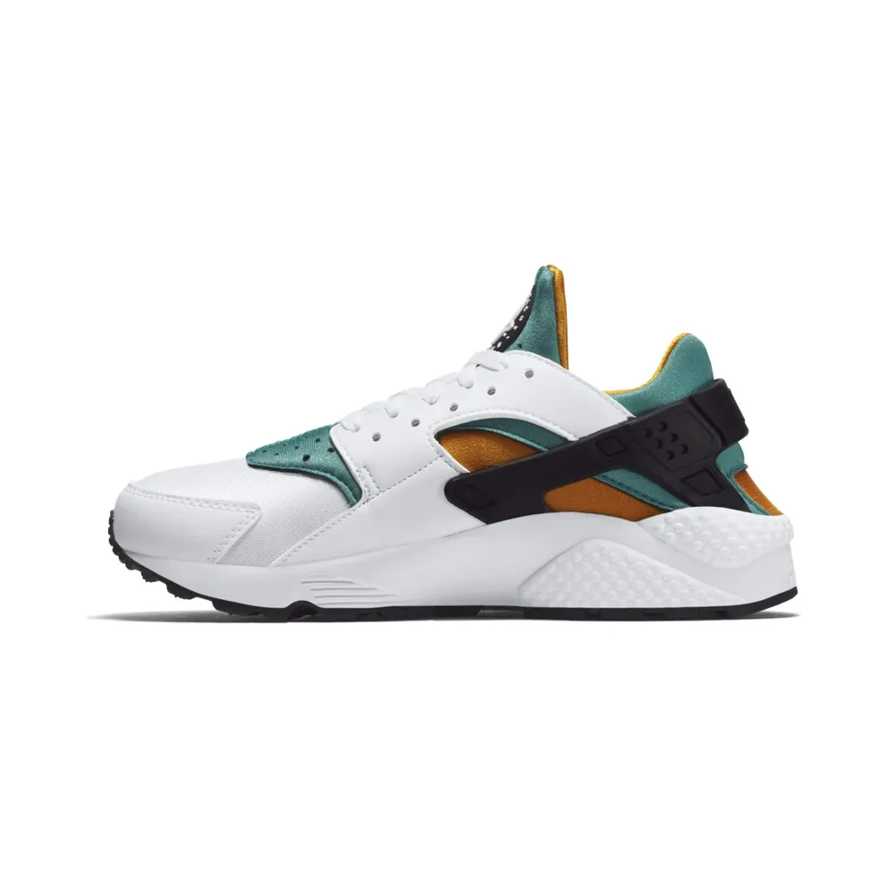 Nike Air Huarache White Turquoise Gold White Sport Turq-Unvrsty Gold (318429-137)