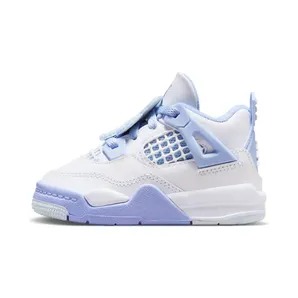 Air Jordan Retro 4 TD Aluminum “White / Blue Tint / Oil Green / Aluminium” (IB8961-100)