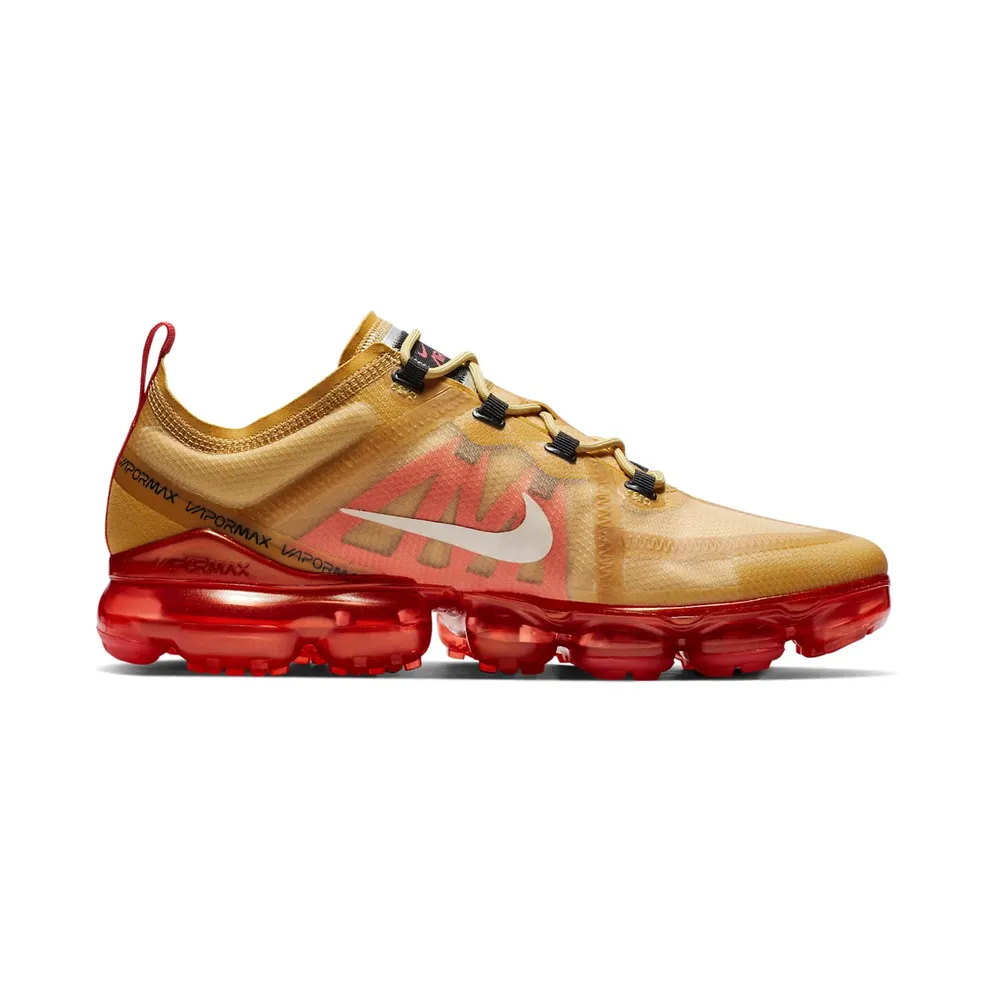 Nike Air VaporMax 2019 Club Gold Ember Glow Club Gold/Light Cream-Ember Glow-Metallic Silver-Black (AR6631-701)