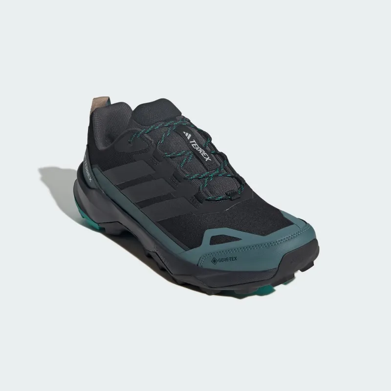 Adidas Terrex Skychaser AX5 GORE-TEX Hiking Shoes Core Black / Carbon / Pure Teal (JQ2209)