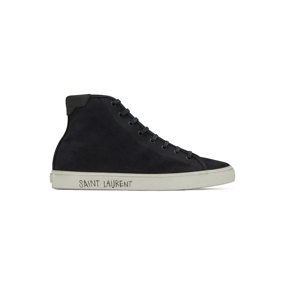 Saint Laurent Malibu Mid Black White (606075GUZ201000)