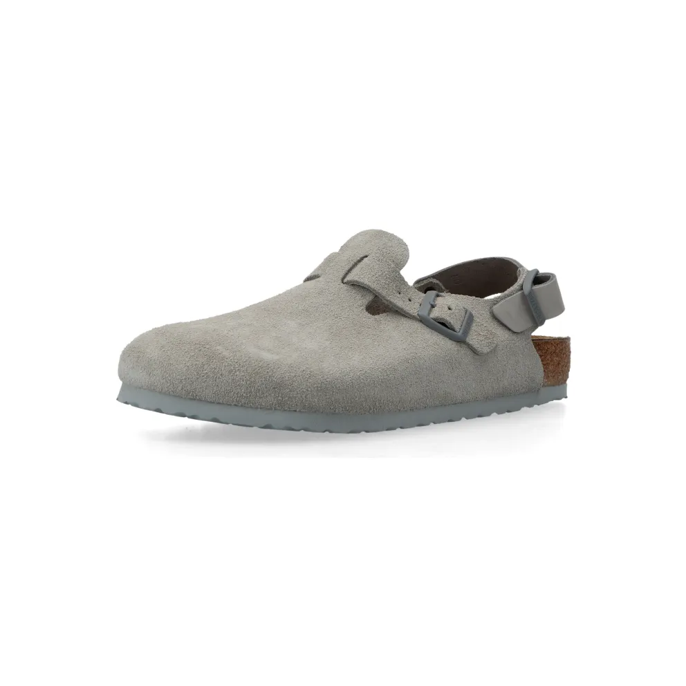 Birkenstock Tokio Suede Leather (stone coin) – 1028359