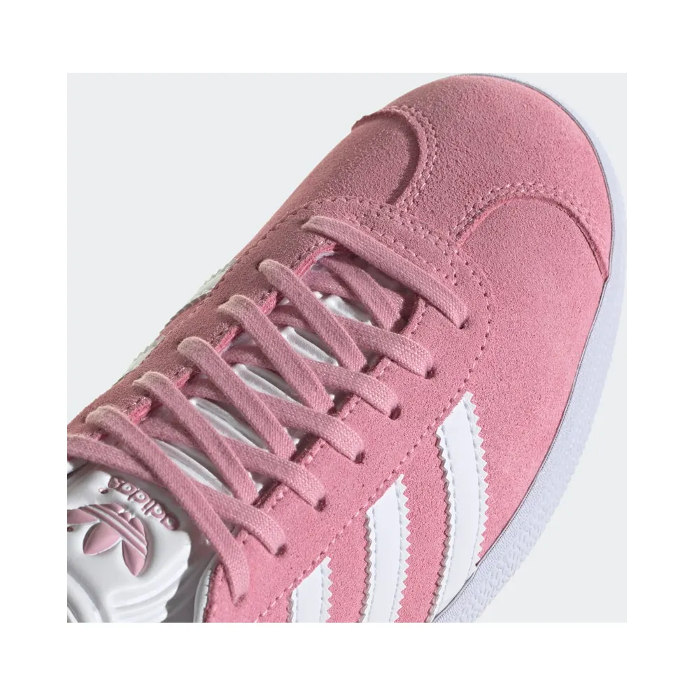 Adidas Gazelle Cloud White / Pink Glow / Gold Metallic (HQ4412)
