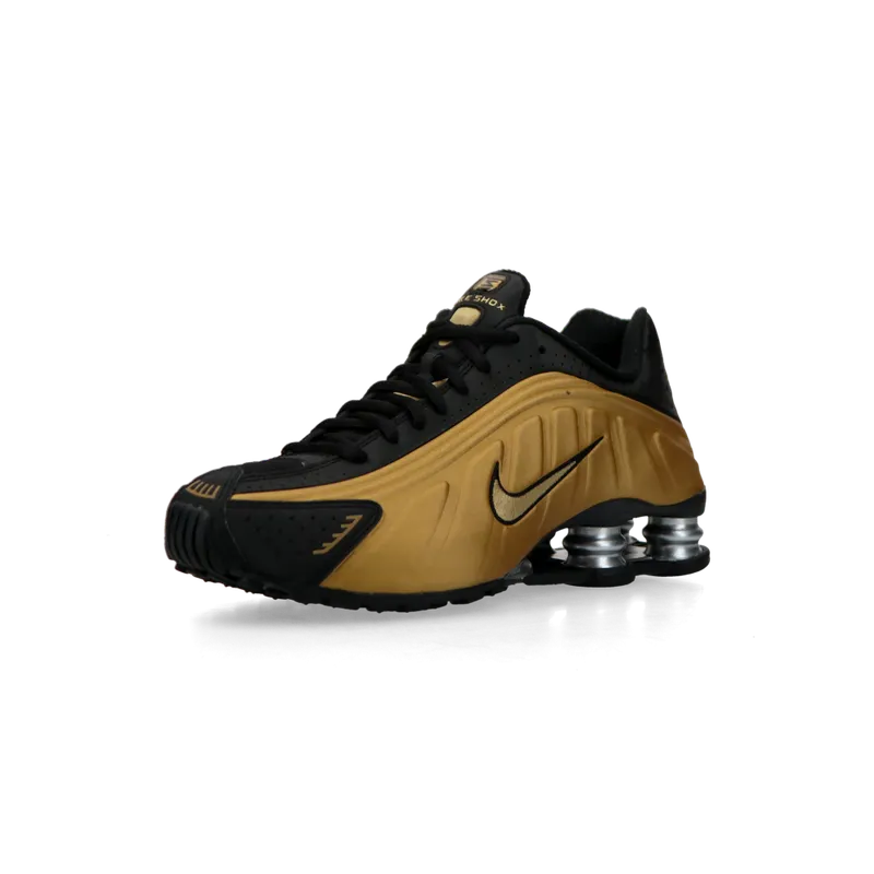 Nike Shox R4 (black / metallic gold / metallic silver) – AR3565-005