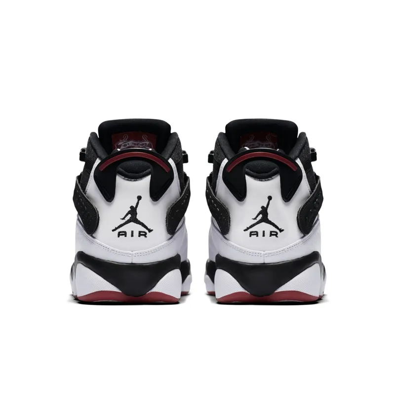 Jordan 6 Rings Black White Gym Red Black/White-Gym Red (322992-012)
