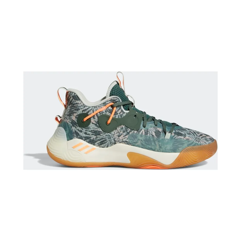 adidas Harden Stepback 3 Basketballschuh Green Oxide / Beam Orange / Off White (GZ7240)